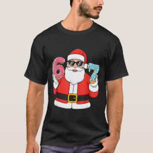 Funny Santa Six Seven 67 Ice Cream Drip Christmas T-Shirt