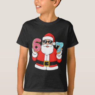 Funny Santa Six Seven 67 Ice Cream Drip Christmas T-Shirt