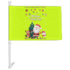 Funny Santa, Snowman, Reindeer Merry Christmas