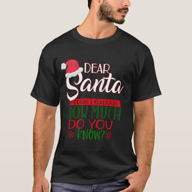 Funny Santa T-Shirt (Front)