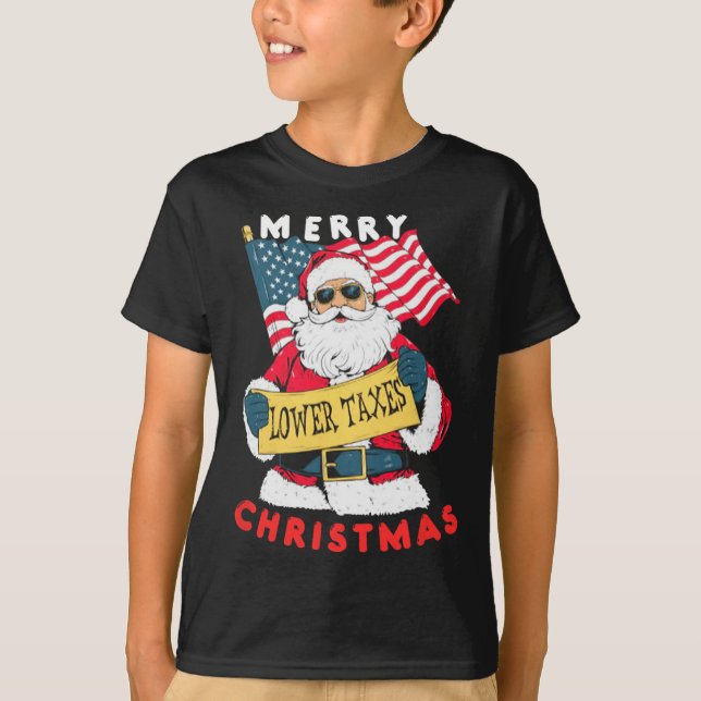 Funny Santa  T-Shirt (Front)