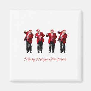 Funny Santa Trump Have Yourself A Merry Christmas Magnet