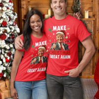 Funny Santa Trump | Make Christmas Great Again Red