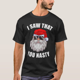 Funny Santa Ugly Christmas Sweater Xmas I Saw That