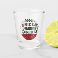 Funny Santa's list drunk drinking party