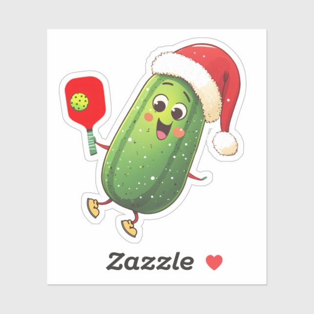 Funny Santa's Pickleball Rally (Sheet)
