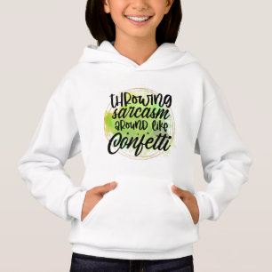 Funny sarcasm confetti word art