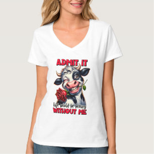 Funny sarcasm duck word art T-Shirt