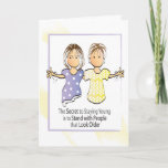 Funny Sarcastic Birthday Card for Friend or Sister<br><div class="desc">Want a cute card for that special friend or family member that enjoys a good laugh?  Personalise this card for her</div>