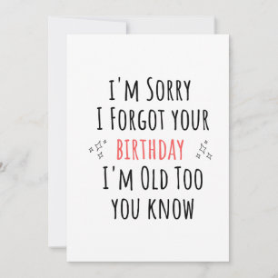 Funny sarcastic birthday holiday card
