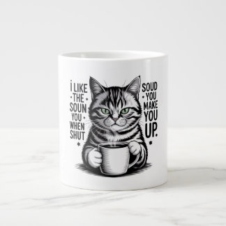 Funny Sarcastic Cat Coffee Mug – I Like the Sound
