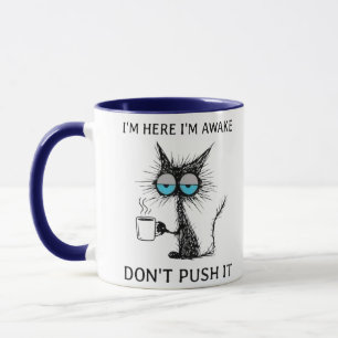 Funny Sarcastic Cat Coworkers M Mug