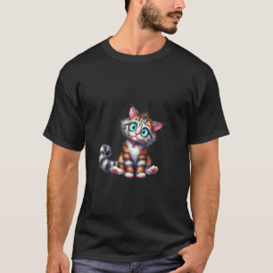 funny sarcastic cat ironic design T-Shirt