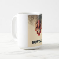 Funny Sarcastic Chicken How Sad Upside Down Meme A