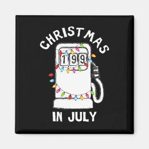 Funny Sarcastic Christmas In July Fuel Pump Gas Pu Magnet