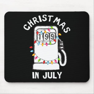 Funny Sarcastic Christmas In July Fuel Pump Gas Pu Mouse Pad