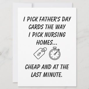 Funny Sarcastic Father'S Day Card for Dad