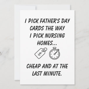 Funny Sarcastic Father'S Day Card for Dad