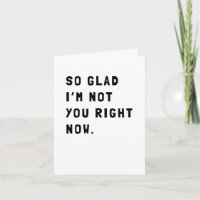 Funny Sarcastic Get Well Card