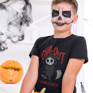 Funny Sarcastic GrimReaper Halloween Party Costume T-Shirt