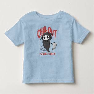 Funny Sarcastic GrimReaper Halloween Party Costume Toddler T-Shirt