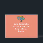 Funny Sarcastic Hanukkah Chanukah Cellphone Quote Invitation<br><div class="desc">Funny Sarcastic Hanukkah Chanukah Cellphone Quote</div>