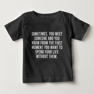 Funny Sarcastic Introvert Humor Saying Baby T-Shirt