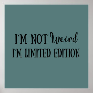 Funny sarcastic introvert quotes poster