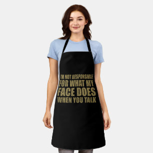 Funny sarcastic quotes humour sarcasm introvert apron