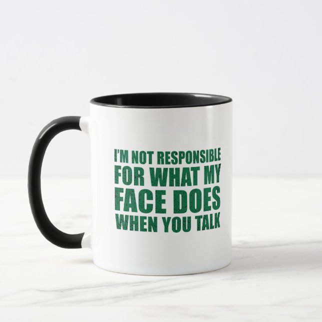 Funny sarcastic quotes humour sarcasm introvert mug (Left)