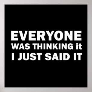 funny sarcastic quotes poster