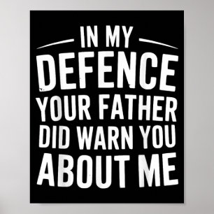 Funny Sarcastic Sarcasm Snarky Joke Dry Humour Poster