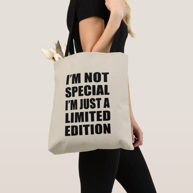 Funny sarcastic sayings adult humour introvert tote bag (Close Up)