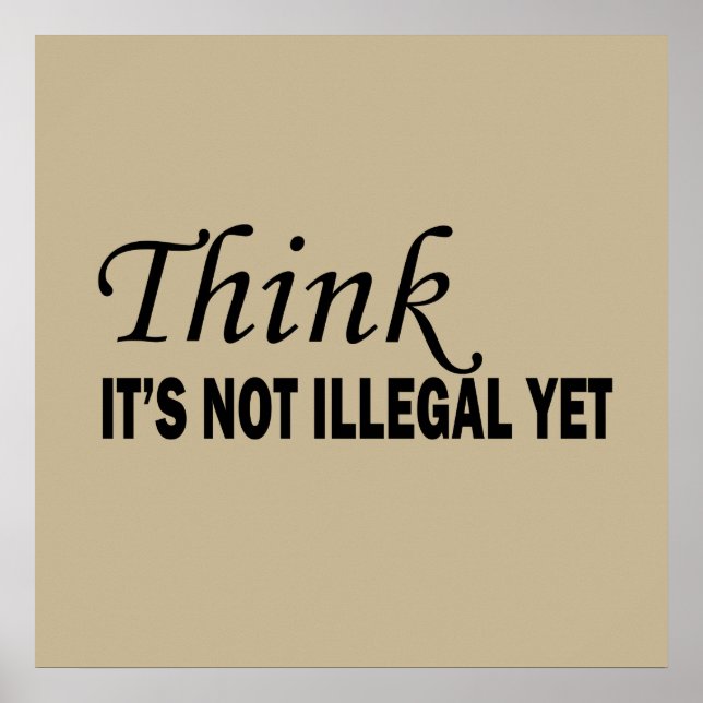 Funny sarcastic sayings famous quotes poster (Front)