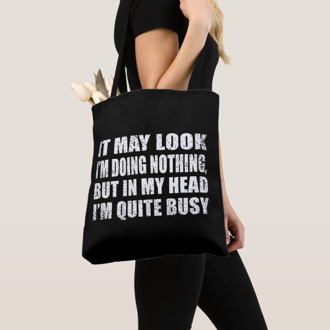 Funny sarcastic sayings famous quotes sarcasm tote bag (Close Up)