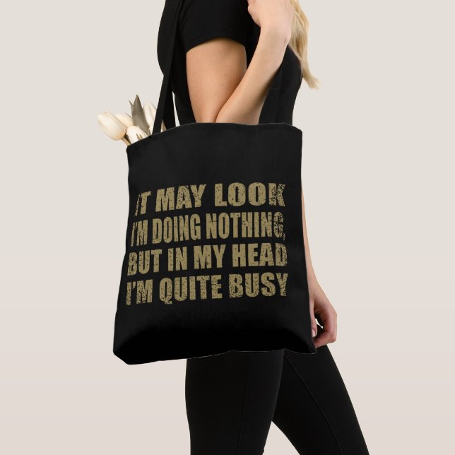 Funny sarcastic sayings famous quotes sarcasm tote bag (Close Up)