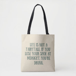 Funny sarcastic sayings famous quotes tote bag