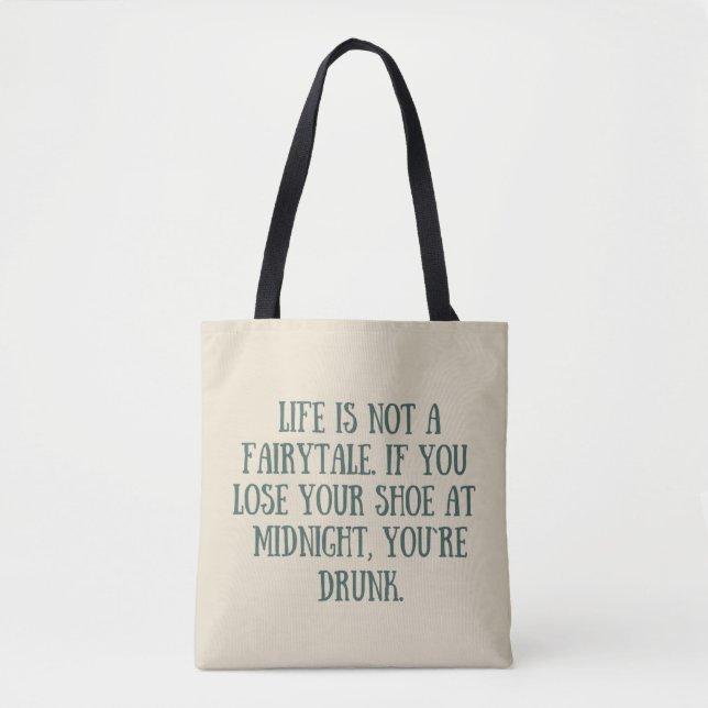 Funny sarcastic sayings famous quotes tote bag (Front)
