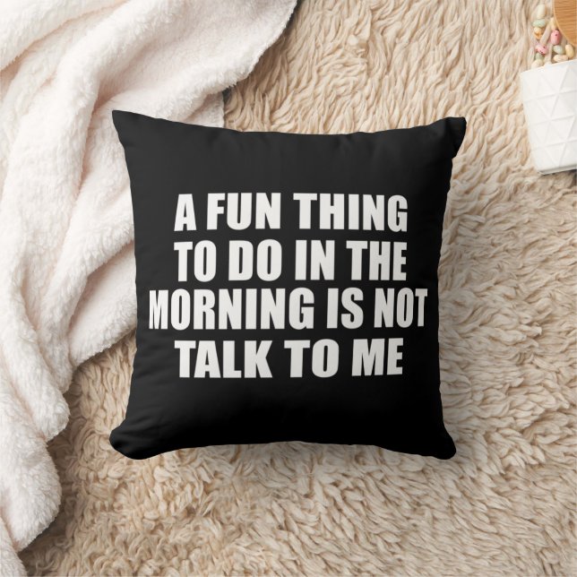 Funny sarcastic sayings introvert quotes cushion (Blanket)