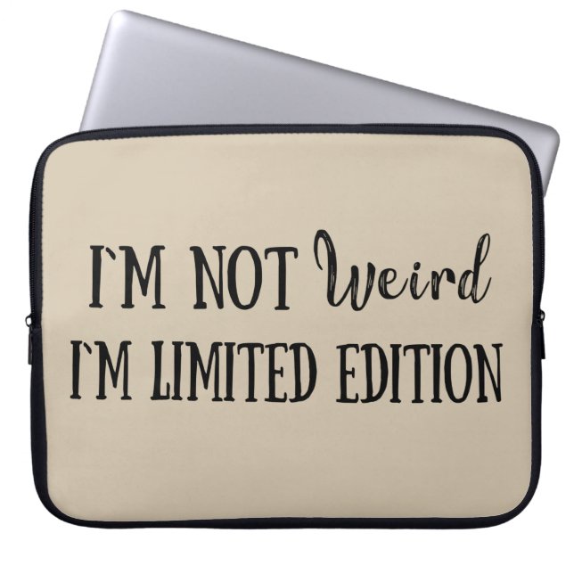 Funny sarcastic sayings introvert quotes laptop sleeve (Front)
