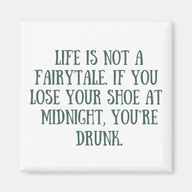 funny sarcastic sayings magnet (Front)