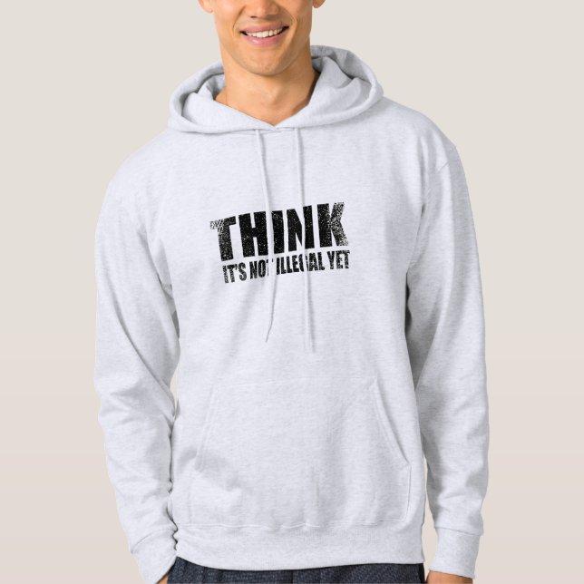 Funny sarcastic slogan adult humour sarcasm hoodie (Front)