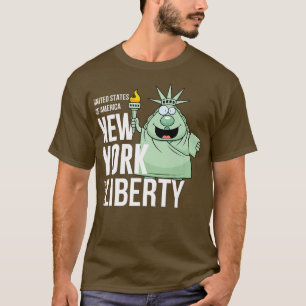 Funny Sarcastic USA New York Statue Of Liberty Car T-Shirt