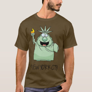 Funny Sarcastic USA New York Statue Of Liberty Car T-Shirt