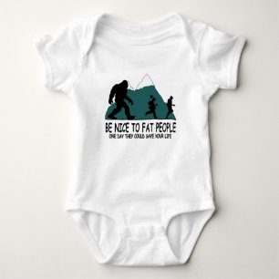 Funny Sasquatch Baby Bodysuit