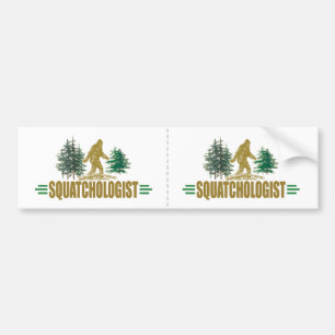 Funny Sasquatch Big Foot Believe! Bumper Sticker