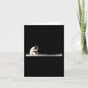 Funny Sasquatch Bow Hunter Bigfoot Bow Deer Huntin Card