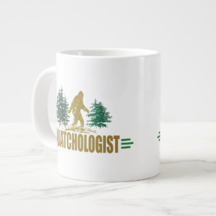 Funny Sasquatch, Squatchin, Squatching, Believer Large Coffee Mug