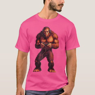 Funny Sasquatch Video Games boy T-Shirt