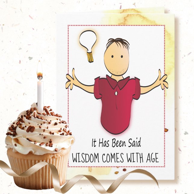 Funny Sassy Cartoon for Him Personalised Birthday Card (Creator Uploaded)